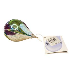 Glass Eye Studio Classic Raindrop Ornament (NWT)